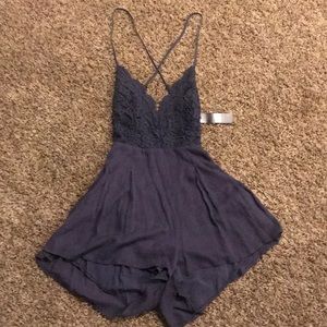 Blue romper